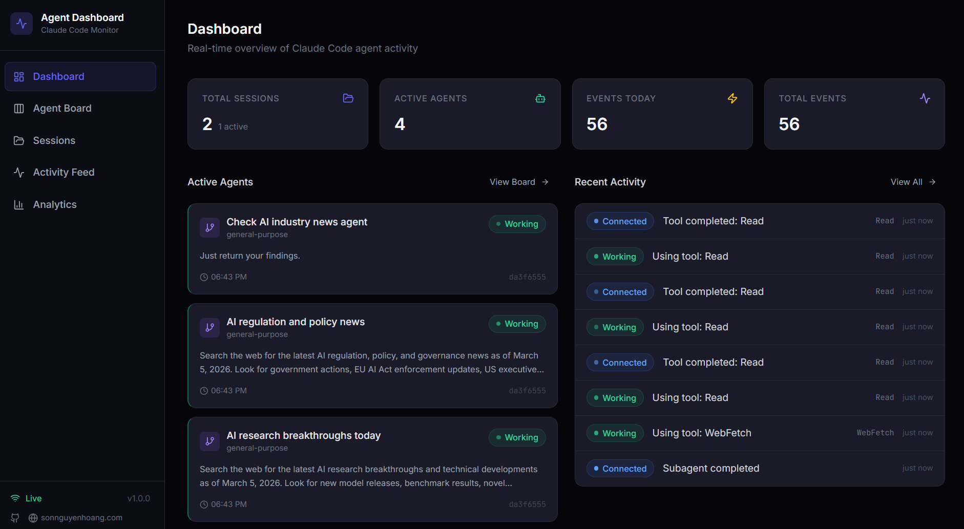 Dashboard Overview