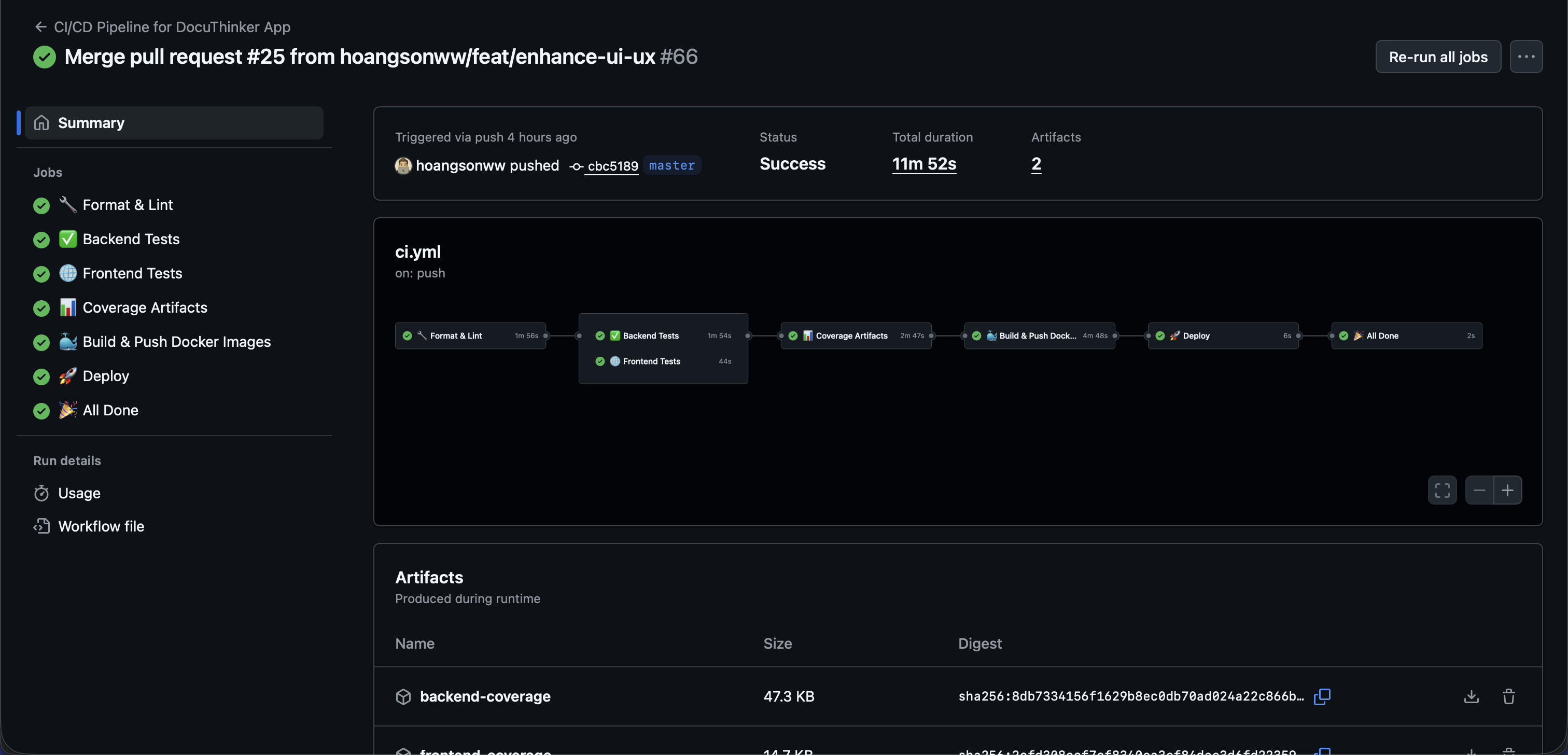 GitHub Actions Workflow