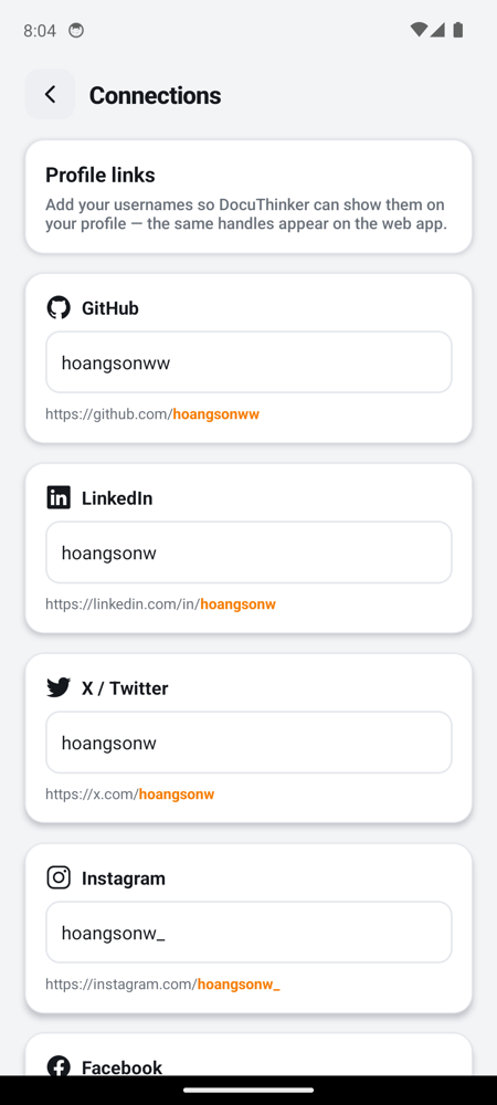 Android Connections