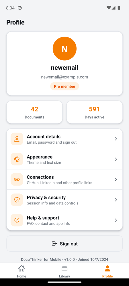 Android Profile
