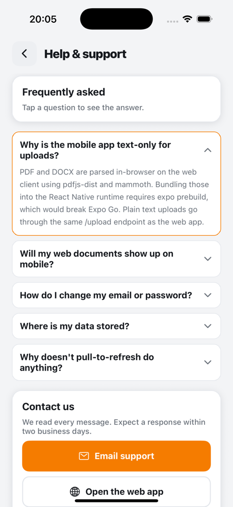 iOS Help