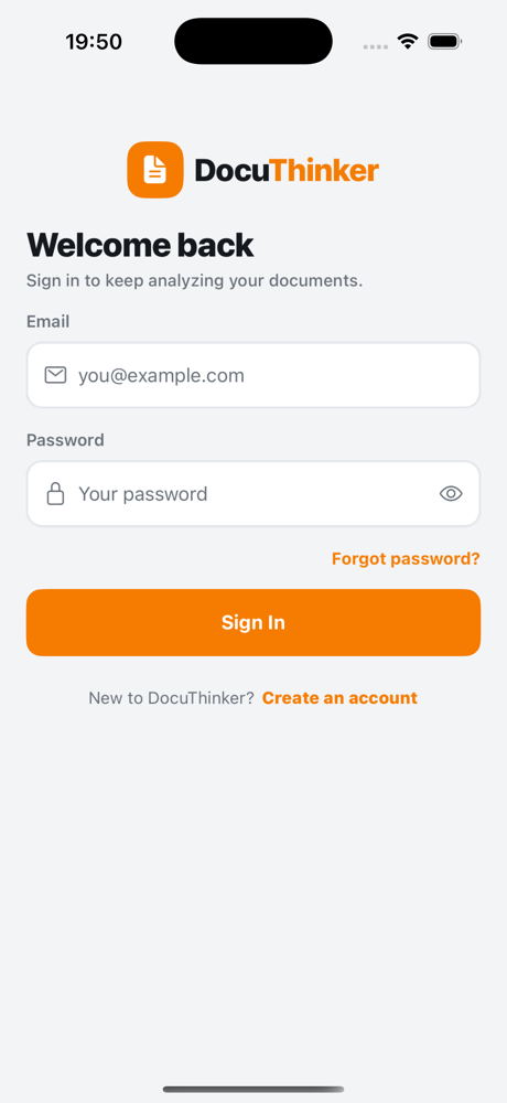 iOS Login