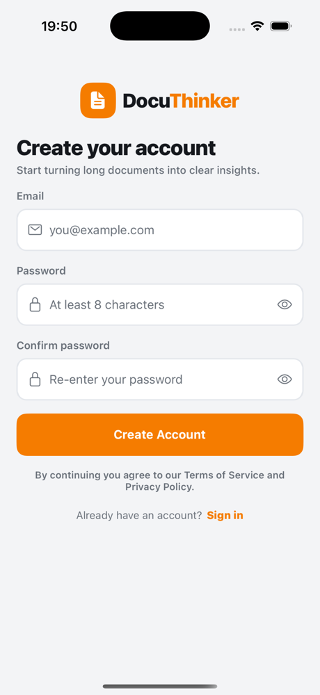iOS Register