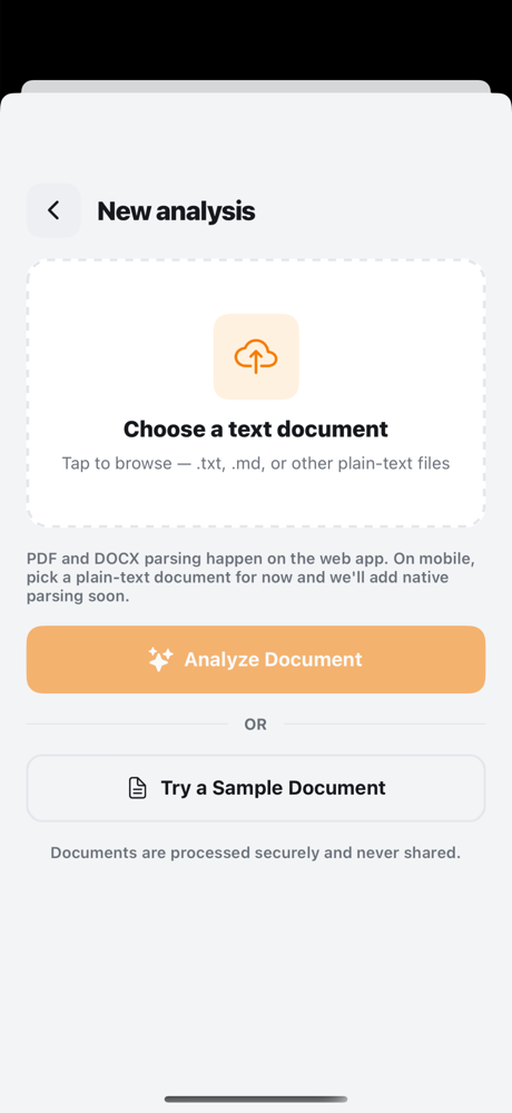 iOS Upload