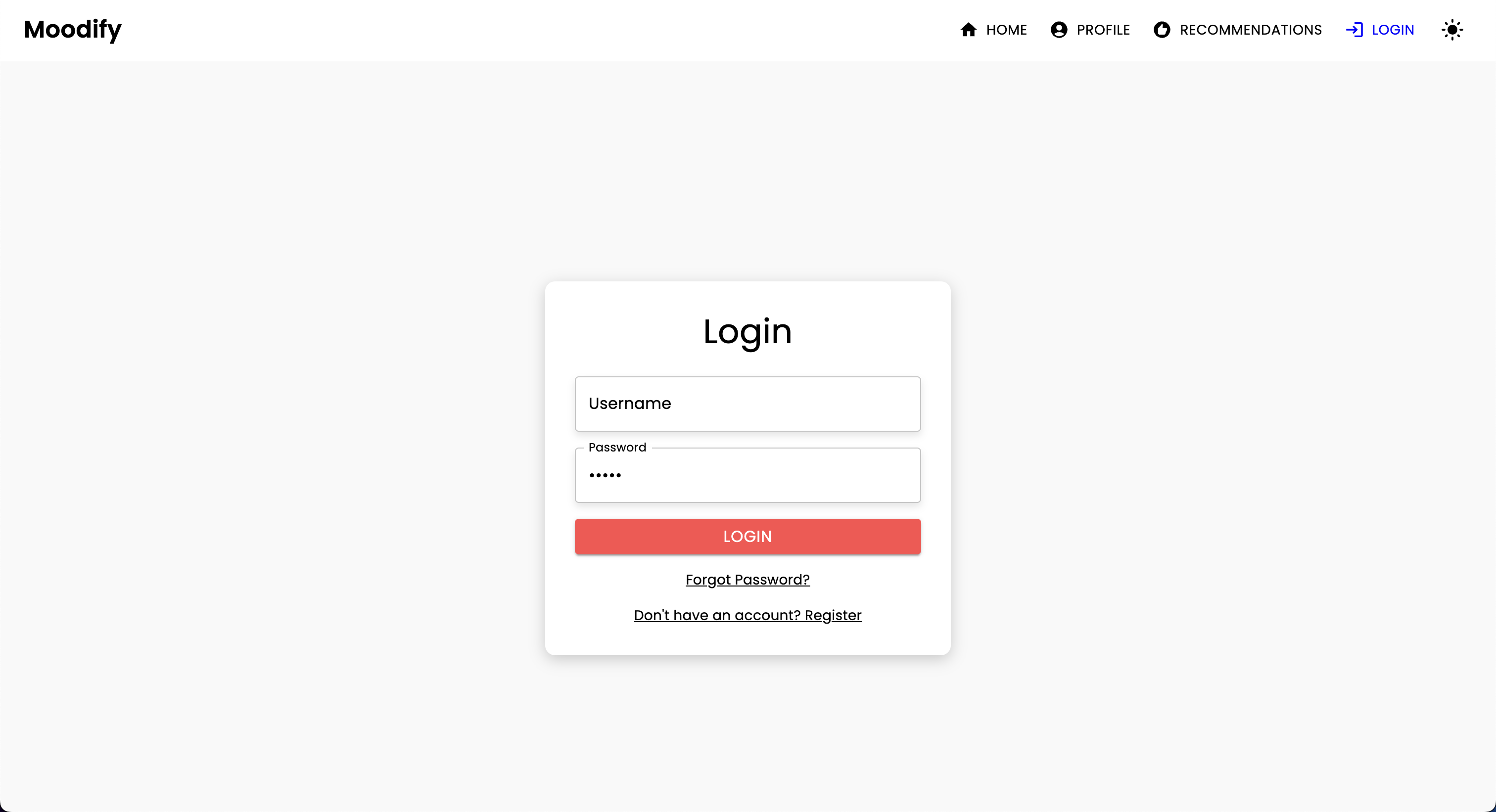 Login Page