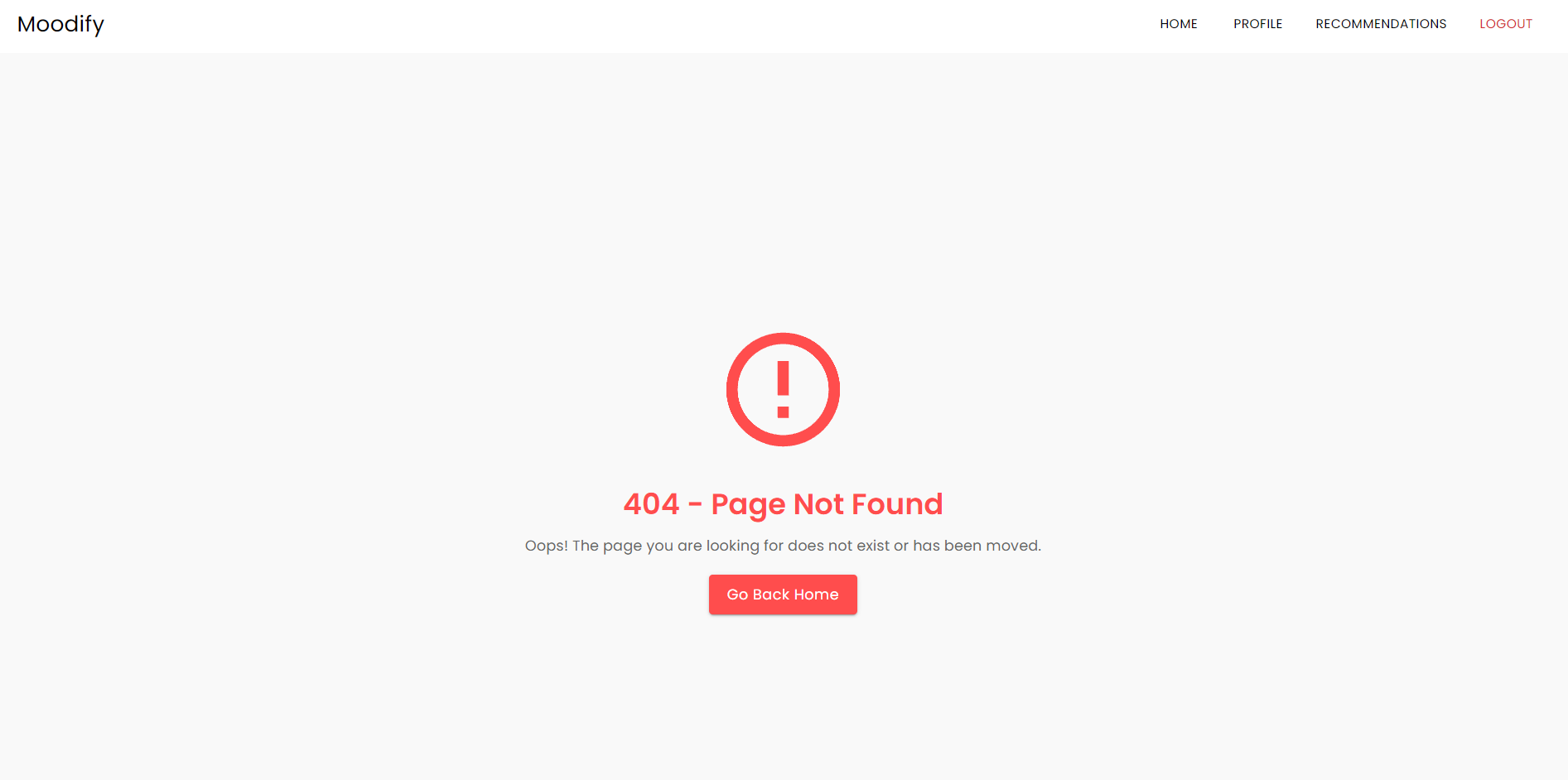 404 Not Found Page