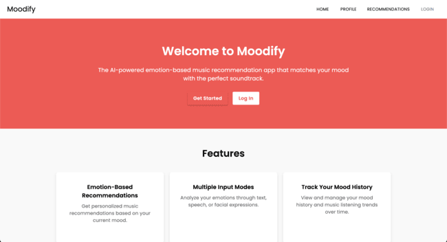 EventHorizon App website screenshot